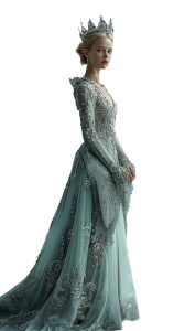 January Ice Queen Vinyl Car Decal Sticker – Waterproof & UV-Resistant 8"