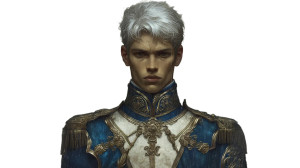 Medieval Prince Portrait V2 Vinyl Car Decal Sticker – Waterproof & UV-Resistant 8"