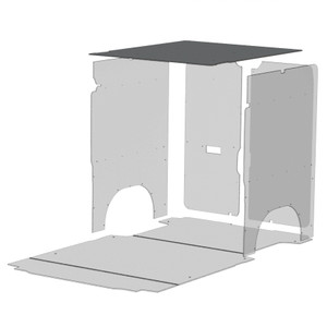 Legendary DuraTherm Van Ceiling Liner | Sound Deadening, Temperature Control | Gray Polypropylene, Foam, Insulation