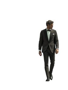 Refined Man Tuxedo Vinyl Car Decal Sticker – Waterproof & UV-Resistant 8"