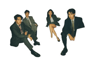 Asian Colleagues Gathering Vinyl Car Decal Sticker – Waterproof & UV-Resistant 8"