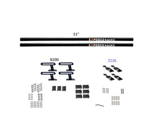 Heavy Duty Roof Rack | Universal Fit with 51" Crossbars | Easy Install | 165lb Capacity Heavy Duty Roof Rack | Universal Fit with 51" Crossbars | Easy Install | 165lb Capacity