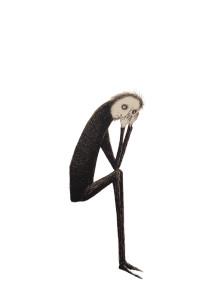 Edward Gorey Art Vinyl Car Decal Sticker – Waterproof & UV-Resistant 8"