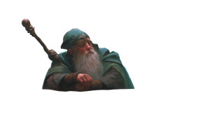 Fantasy Wizard Portrait V2 Vinyl Car Decal Sticker – Waterproof & UV-Resistant 8"