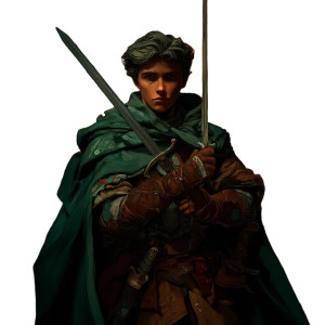 Medieval Rogue Adventurer Vinyl Car Decal Sticker – Waterproof & UV-Resistant 8"