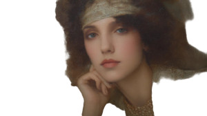 Bohemian Pale Woman Vinyl Car Decal Sticker – Waterproof & UV-Resistant 8"