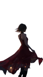 Magical Anime Girl V2 Vinyl Car Decal Sticker – Waterproof & UV-Resistant 8"