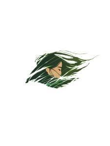 Hidden In Grass Vinyl Car Decal Sticker – Waterproof & UV-Resistant 8"