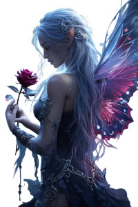 Ethereal Fae Beauty Vinyl Car Decal Sticker – Waterproof & UV-Resistant 8"