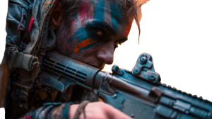 Apocalypse Survivor Combat Vinyl Car Decal Sticker – Waterproof & UV-Resistant 8"