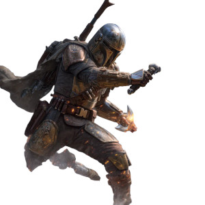 Ancient Mandalorian Warrior Vinyl Car Decal Sticker – Waterproof & UV-Resistant 8"