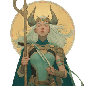 Fae Wild God Vinyl Car Decal Sticker – Waterproof & UV-Resistant 8"