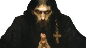 Demonic Rasputin Portrait Vinyl Car Decal Sticker – Waterproof & UV-Resistant 8"