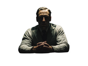 Interrogation Scene Man Vinyl Car Decal Sticker – Waterproof & UV-Resistant 8" Interrogation Scene Man Vinyl Car Decal Sticker – Waterproof & UV-Resistant 8"