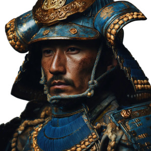 Ancient Japanese Warrior V4 Vinyl Car Decal Sticker – Waterproof & UV-Resistant 8"