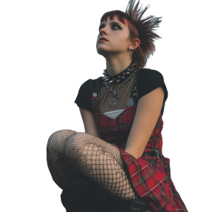 Punk Rock Woman Vinyl Car Decal Sticker – Waterproof & UV-Resistant 8" Punk Rock Woman Vinyl Car Decal Sticker – Waterproof & UV-Resistant 8"