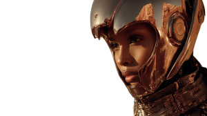 Futuristic Warrior Portrait V2 Vinyl Car Decal Sticker – Waterproof & UV-Resistant 8"