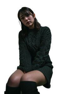 Japanese Girl Portrait V2 Vinyl Car Decal Sticker – Waterproof & UV-Resistant 8"