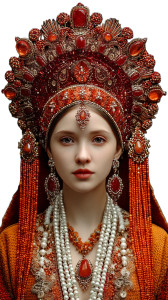 Sun Crown Queen Vinyl Car Decal Sticker – Waterproof & UV-Resistant 8"