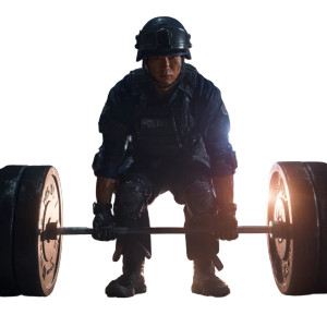 Swat Officer Deadlift Vinyl Car Decal Sticker – Waterproof & UV-Resistant 8"