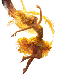 Sun Fairy Vinyl Car Decal Sticker – Waterproof & UV-Resistant 8"