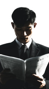 Chinese Reading Suit Vinyl Car Decal Sticker – Waterproof & UV-Resistant 8"