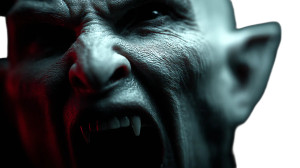 Organic Vampire Emergence Vinyl Car Decal Sticker – Waterproof & UV-Resistant 8"