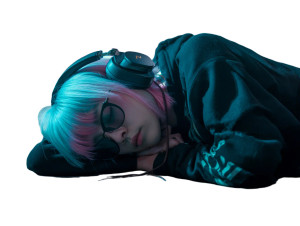Cyberpunk Music Listener Vinyl Car Decal Sticker – Waterproof & UV-Resistant 8" Cyberpunk Music Listener Vinyl Car Decal Sticker – Waterproof & UV-Resistant 8"