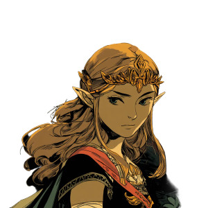 Princess Zelda V4 Vinyl Car Decal Sticker – Waterproof & UV-Resistant 8"