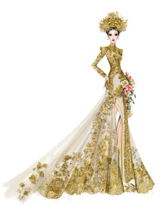 Luxurious Chinese Wedding Gown Vinyl Car Decal Sticker – Waterproof & UV-Resistant 8" Luxurious Chinese Wedding Gown Vinyl Car Decal Sticker – Waterproof & UV-Resistant 8"