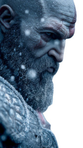 Frostbitten Kratos Vinyl Car Decal Sticker – Waterproof & UV-Resistant 8"