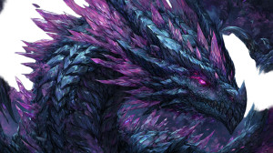 Crystal Dragon Majesty Vinyl Car Decal Sticker – Waterproof & UV-Resistant 8"