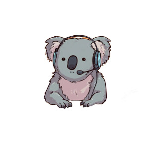 It Koala Bear Vinyl Car Decal Sticker – Waterproof & UV-Resistant 8"