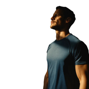 Athletic Man Entering Gym Vinyl Car Decal Sticker – Waterproof & UV-Resistant 8"