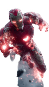 Iron Man Flight Vinyl Car Decal Sticker – Waterproof & UV-Resistant 8"