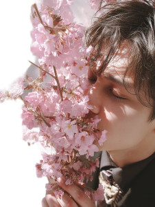 Smiling Japanese Youth Vinyl Car Decal Sticker – Waterproof & UV-Resistant 8"