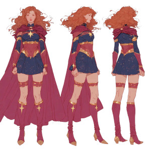 Glowing Star Heroine Vinyl Car Decal Sticker – Waterproof & UV-Resistant 8"