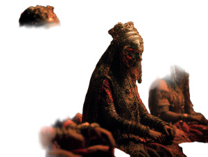 Ancient Ritual Dance Vinyl Car Decal Sticker – Waterproof & UV-Resistant 8"