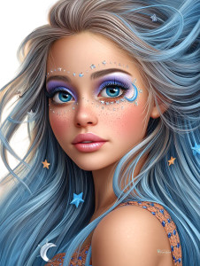 Celestial Portrait Vinyl Car Decal Sticker – Waterproof & UV-Resistant 8" Celestial Portrait Vinyl Car Decal Sticker – Waterproof & UV-Resistant 8"