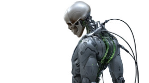 Futuristic Android Explosion Vinyl Car Decal Sticker – Waterproof & UV-Resistant 8"