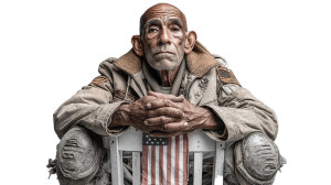 Solemn Veteran Vinyl Car Decal Sticker – Waterproof & UV-Resistant 8"