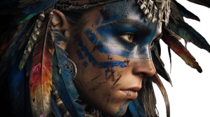 Native American Warrior Vinyl Car Decal Sticker – Waterproof & UV-Resistant 8" Native American Warrior Vinyl Car Decal Sticker – Waterproof & UV-Resistant 8"