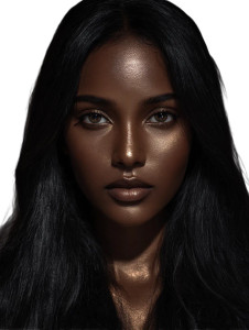 Minimalist Portrait Beauty Vinyl Car Decal Sticker – Waterproof & UV-Resistant 8"