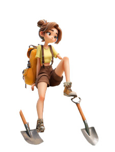 Anime Girl Resting Vinyl Car Decal Sticker – Waterproof & UV-Resistant 8"