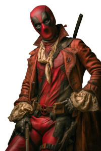 Deadpool In Rembrandt Style Vinyl Car Decal Sticker – Waterproof & UV-Resistant 8"