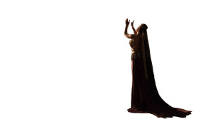 Goddess Ishtar Twilight Vinyl Car Decal Sticker – Waterproof & UV-Resistant 8"