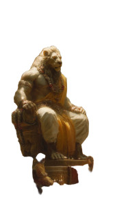 Lion-Headed Deity Vinyl Car Decal Sticker – Waterproof & UV-Resistant 8"