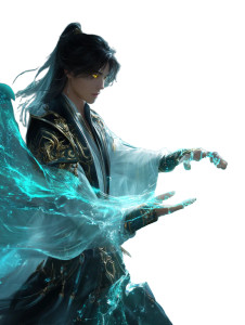 Waterbending Kpop Star Vinyl Car Decal Sticker – Waterproof & UV-Resistant 8"