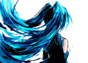 Hatsune Miku V2 Vinyl Car Decal Sticker – Waterproof & UV-Resistant 8"