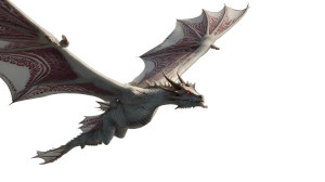 Majestic Flying Dragon Vinyl Car Decal Sticker – Waterproof & UV-Resistant 8"